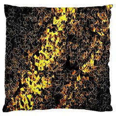 The Background Wallpaper Gold Large Cushion Case (two Sides)