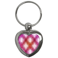 Background Texture Pattern 3d Key Chains (heart)  by Celenk