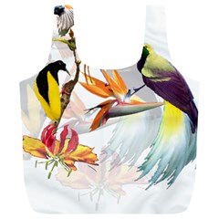 Birds Of Paradise Full Print Recycle Bags (l) 