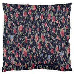 Pattern Flowers Pattern Flowers Large Cushion Case (two Sides)