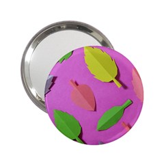 Leaves Autumn Nature Trees 2 25  Handbag Mirrors by Celenk