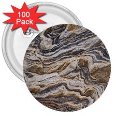 Texture Marble Abstract Pattern 3  Buttons (100 Pack)  by Celenk