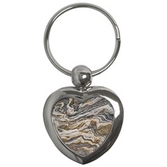 Texture Marble Abstract Pattern Key Chains (heart)  by Celenk