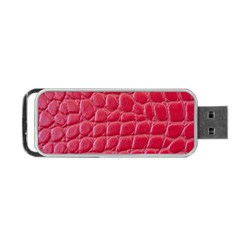 Textile Texture Spotted Fabric Portable Usb Flash (one Side) by Celenk