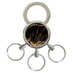 Background Abstract Structure 3-ring Key Chains by Celenk