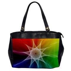 Abstract Star Pattern Structure Office Handbags by Celenk
