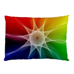 Abstract Star Pattern Structure Pillow Case by Celenk