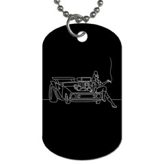 Arctic Monkeys Dog Tag (one Side) by Valentinaart