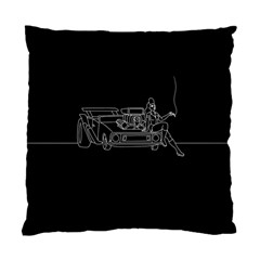 Arctic Monkeys Standard Cushion Case (two Sides) by Valentinaart