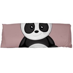 Cute Panda Body Pillow Case (dakimakura) by Valentinaart