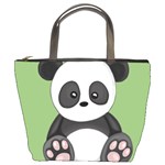 Cute Panda Bucket Bags Front