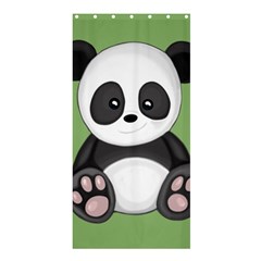Cute Panda Shower Curtain 36  X 72  (stall)  by Valentinaart