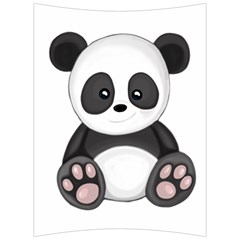 Cute Panda Back Support Cushion by Valentinaart