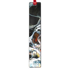 Abstract Flow River Black Large Book Marks by Celenk