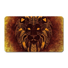 Lion Wild Animal Abstract Magnet (rectangular) by Celenk