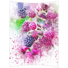 Blackberry Fruit Art Abstract Back Support Cushion by Celenk