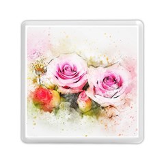 Flower Roses Art Abstract Memory Card Reader (square)  by Celenk