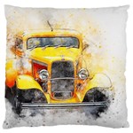 Car Old Art Abstract Large Cushion Case (One Side) Front