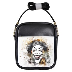 Mask Party Art Abstract Watercolor Girls Sling Bags by Celenk