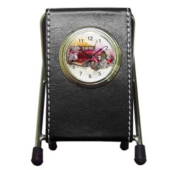 Car Old Car Art Abstract Pen Holder Desk Clocks