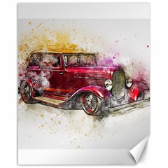 Car Old Car Art Abstract Canvas 16  X 20  