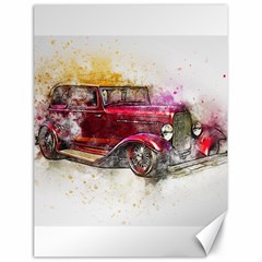 Car Old Car Art Abstract Canvas 18  X 24   by Celenk