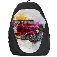 Car Old Car Art Abstract Backpack Bag by Celenk