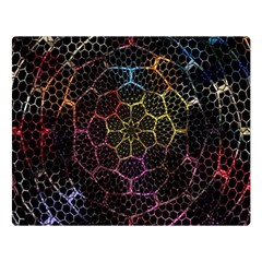 Background Grid Art Abstract Double Sided Flano Blanket (Large) 