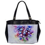 Berries Pink Blue Art Abstract Office Handbags Front