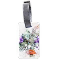 Flowers Bouquet Art Abstract Luggage Tags (one Side)  by Celenk