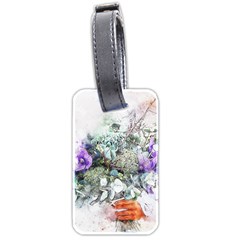 Flowers Bouquet Art Abstract Luggage Tags (two Sides) by Celenk