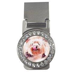 Dog Animal Pet Art Abstract Money Clips (cz)  by Celenk