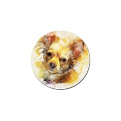 Dog Animal Art Abstract Watercolor Golf Ball Marker (4 pack)