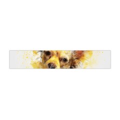 Dog Animal Art Abstract Watercolor Flano Scarf (Mini)
