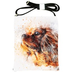 Dog Animal Pet Art Abstract Shoulder Sling Bags by Celenk