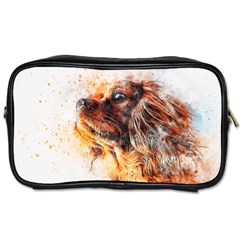 Dog Animal Pet Art Abstract Toiletries Bags 2-side by Celenk
