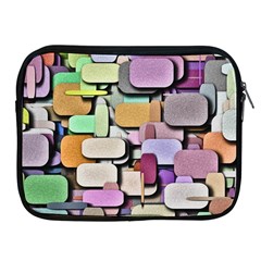 Background Painted Squares Art Apple Ipad 2/3/4 Zipper Cases by Celenk