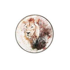 Lion Animal Art Abstract Hat Clip Ball Marker (10 Pack) by Celenk
