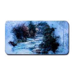 River Water Art Abstract Stones Medium Bar Mats by Celenk