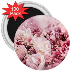 Flowers Bouquet Art Abstract 3  Magnets (100 Pack) by Celenk