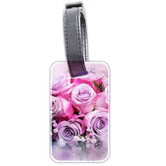 Flowers Roses Bouquet Art Abstract Luggage Tags (two Sides) by Celenk