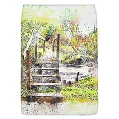 River Bridge Art Abstract Nature Flap Covers (l)  by Celenk