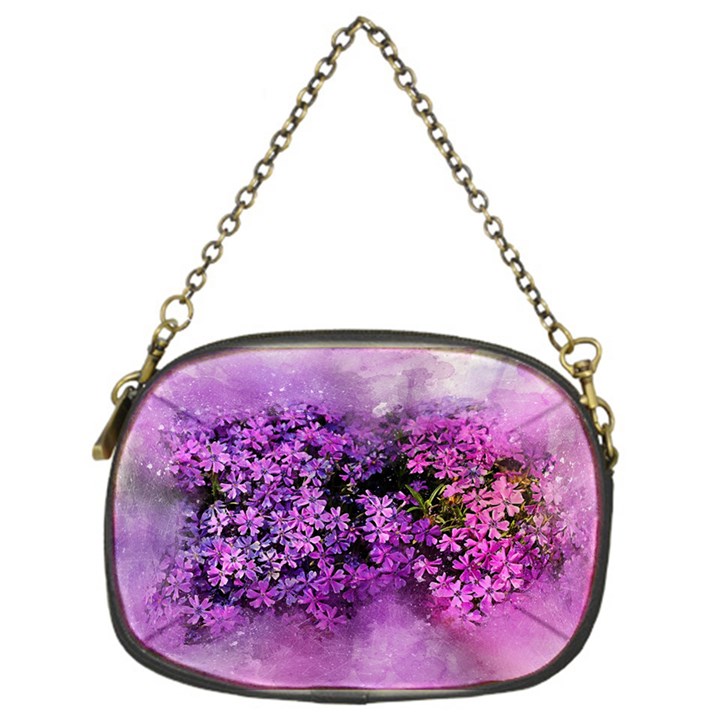 Flowers Spring Art Abstract Nature Chain Purses (One Side) 