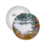 River Water Art Abstract Stones 2.25  Buttons Front