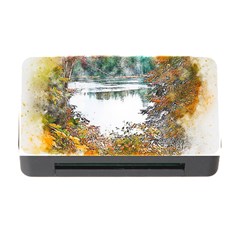 River Water Art Abstract Stones Memory Card Reader With Cf by Celenk