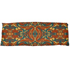 Multicolored Abstract Ornate Pattern Body Pillow Case Dakimakura (two Sides) by dflcprints