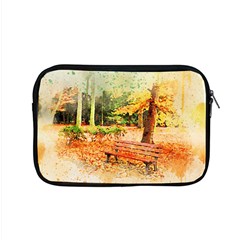 Tree Park Bench Art Abstract Apple Macbook Pro 15  Zipper Case by Celenk