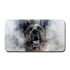 Dog Pet Art Abstract Vintage Medium Bar Mats