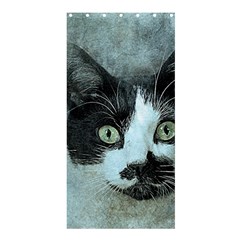 Cat Pet Art Abstract Vintage Shower Curtain 36  X 72  (stall)  by Celenk