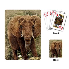 Elephant Animal Art Abstract Playing Card by Celenk